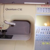 Singer sewing machine.