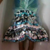 little mermaid in bathtub
