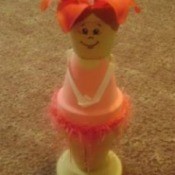 Making a Clay Pot Ballerina