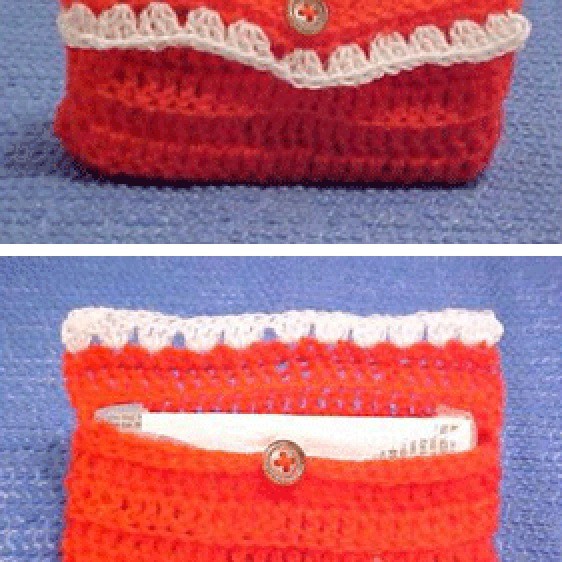 Crocheted Pocket Tissue Holder Pattern ThriftyFun
