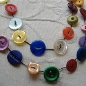 Button Necklace