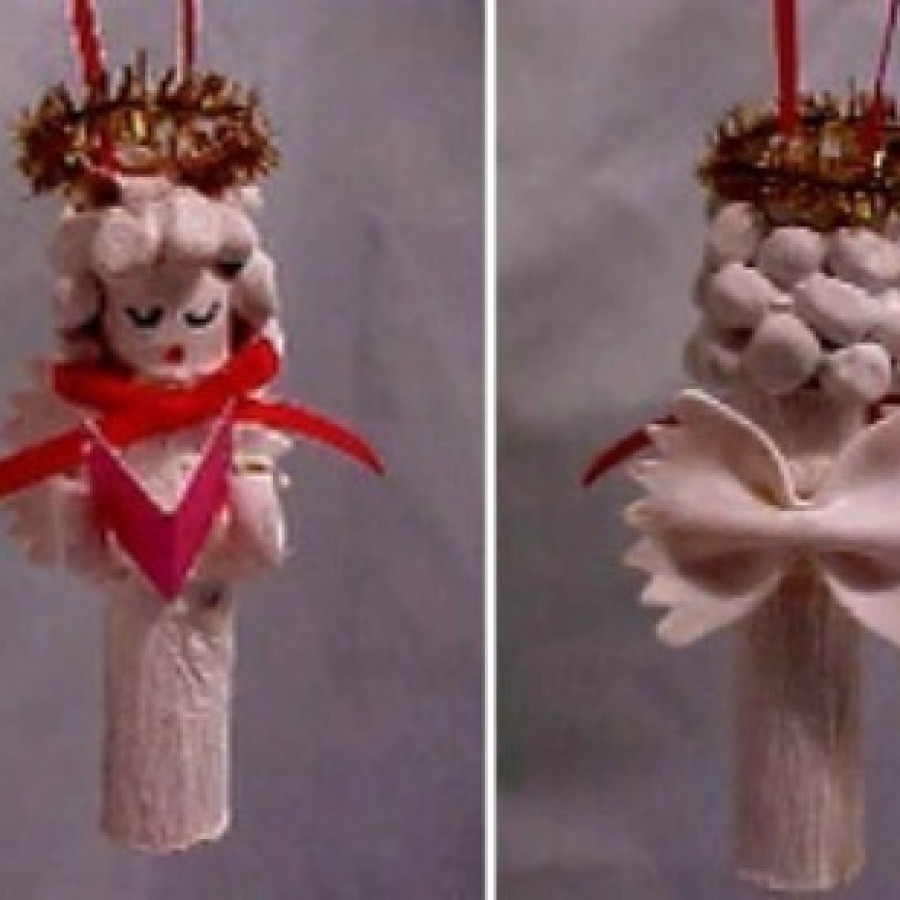 How to Make an Angel Hair Christmas Ornament 