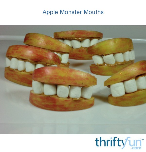 Apple Monster Mouths | ThriftyFun