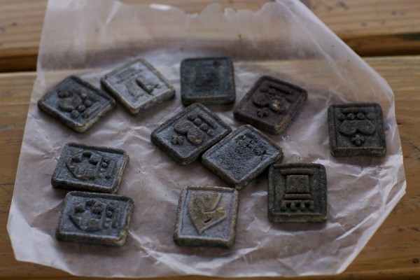 Cookies decorated as gravestones