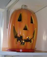 Pumpkin decoration.