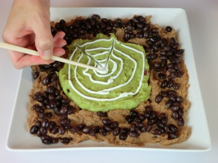 draw lines to create web