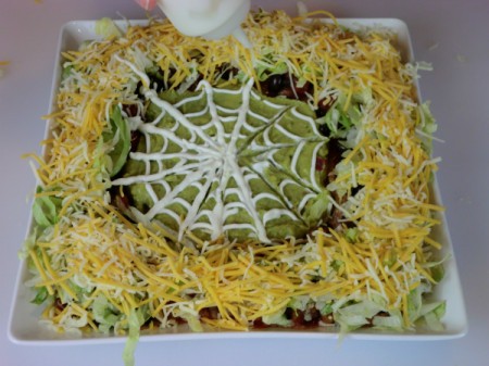 trace web with sour cream