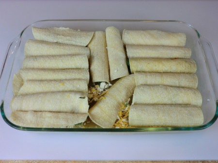 enchiladas in pan