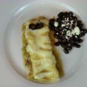 mummy enchilada on plate