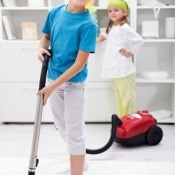 Children Vacuum Cleaning