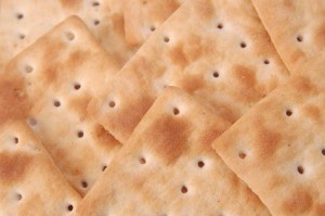 A photo of stale crackers.