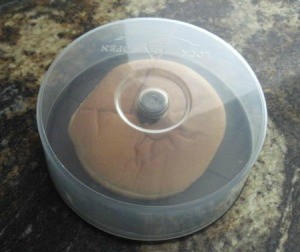 Bagel in CD Container