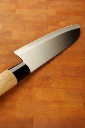 Knife and Butcher Block