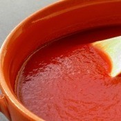 Spaghetti Sauce in Terracota Pot