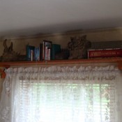 shelf over window