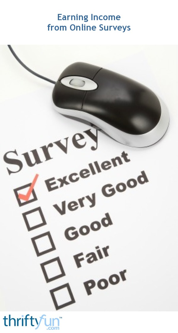 Earning Income from Online Surveys  ThriftyFun