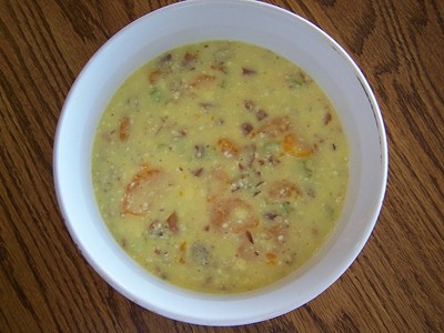 Lemon Jello Salad in bowl