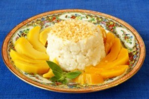 Sticky Rice With Mango Dessert