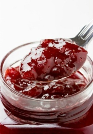 A photo of homemade jelly.