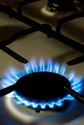 Blue Flame of Gas Stove