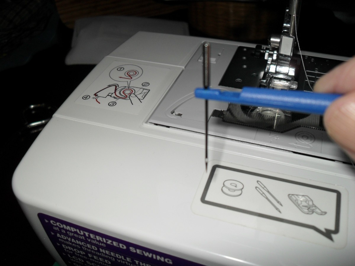 Tool for Inserting Needle Into Sewing Machine ThriftyFun