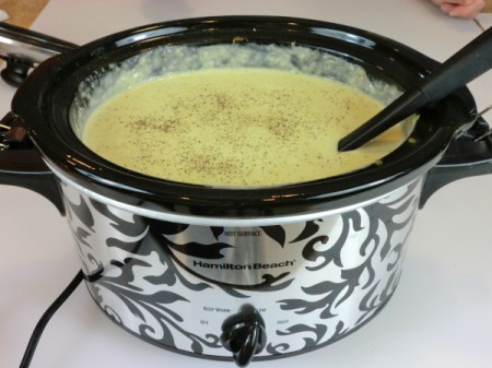 adding salt and pepper