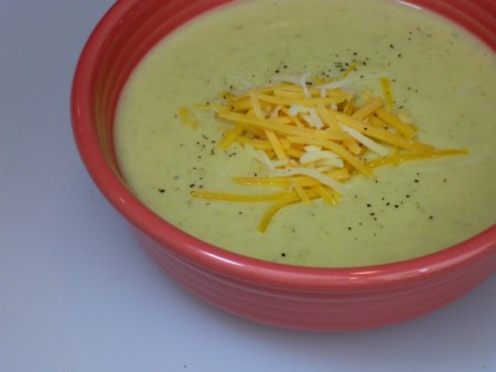 bowl of potato leek soup