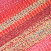Photo of a colorful area rug.