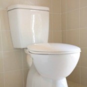 Photo of a toilet.