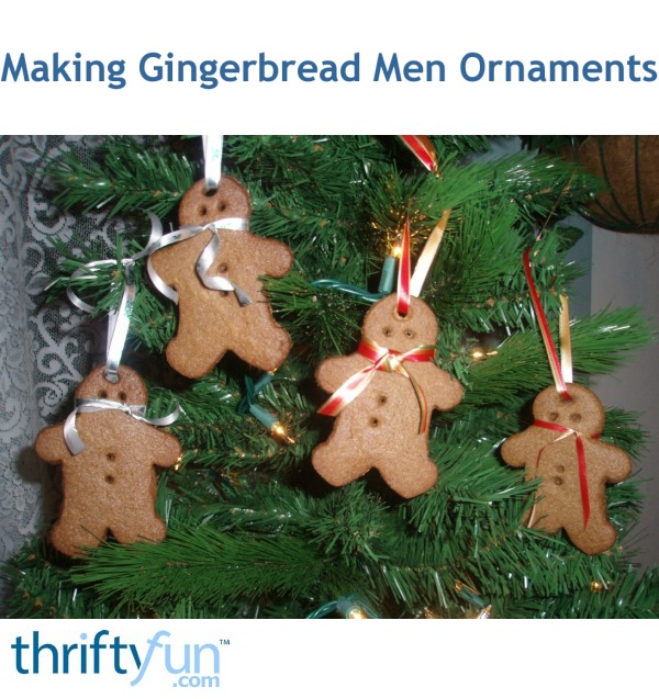 Making Gingerbread Men Ornaments ThriftyFun