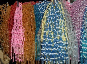 A colorful array of beads