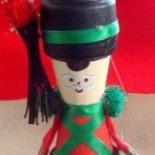 Clay Pot Holiday Soldier