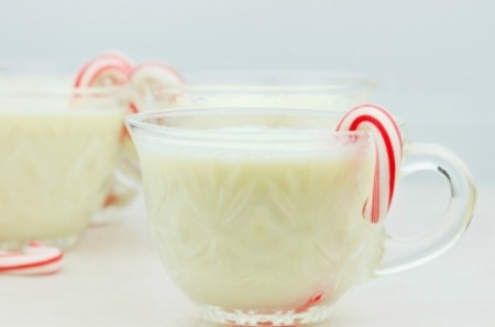 A cup of Egg Nog.