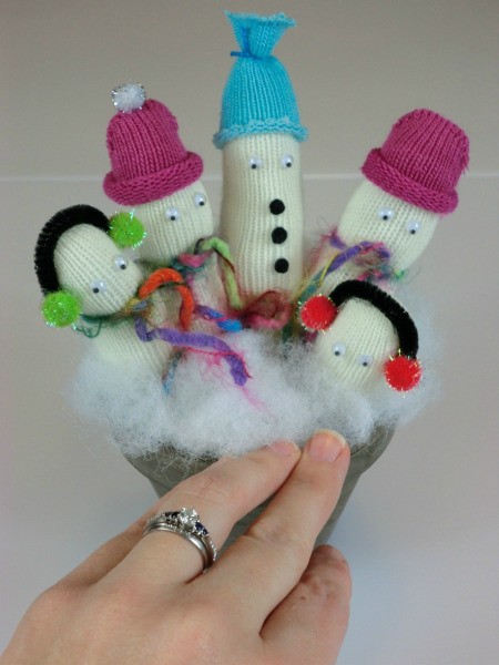 adding polyfil to pot