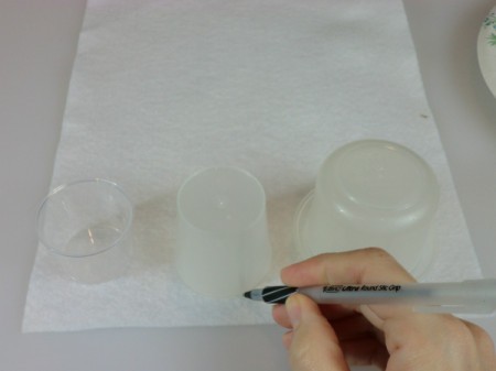 trace circle for snowman