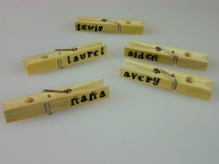 Clothespin Drink Cup Markers