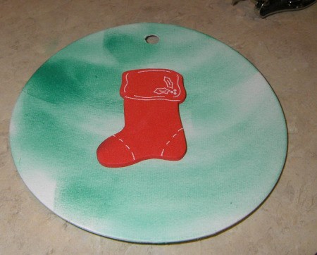 Punch hole for hanging.