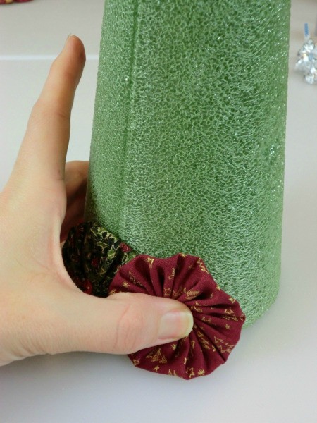 start at bottom of cone