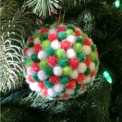 Pom Pom Ornaments