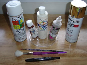 Painting supplies.
