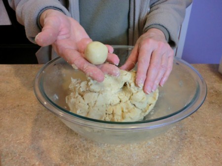 moist dough