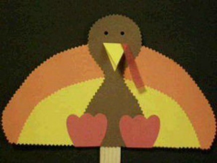 Turkey Stick Puppet