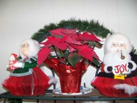 Mr. and Mrs. SantaMade From Reader's Digest Magazines