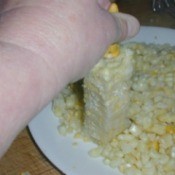 Removing Corn From the Cob