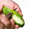 Peeling Cucumbers