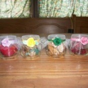 Recycled potpourri containers