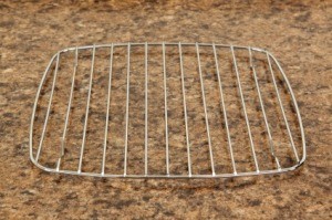 A cooling rack for baked goods