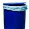 Blue Trash Can