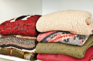 Organized Winter Sweaters