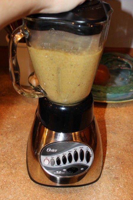 blended soup